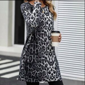 NEW-L-1X- Soul Sunrise 100% Diva Swing Dress With Pockets